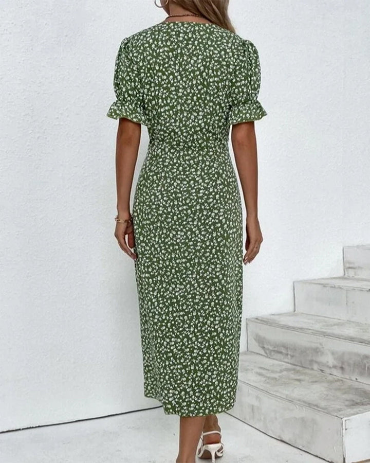 Ellaine™ - Floral Tummy Covering Summer Dress