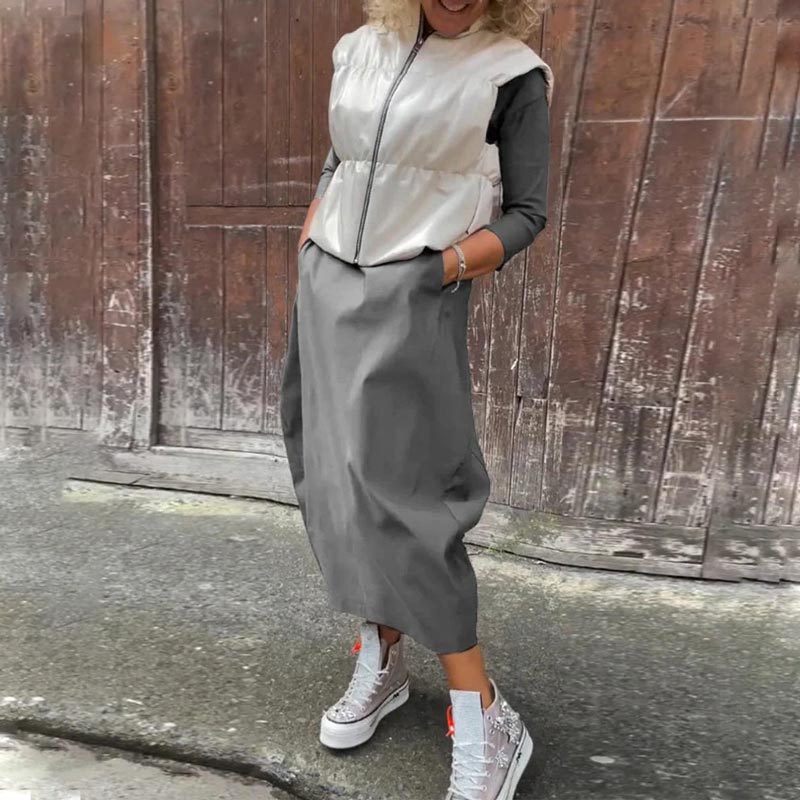 Elsbeth™ - Elegant Women's Dress with Pocket