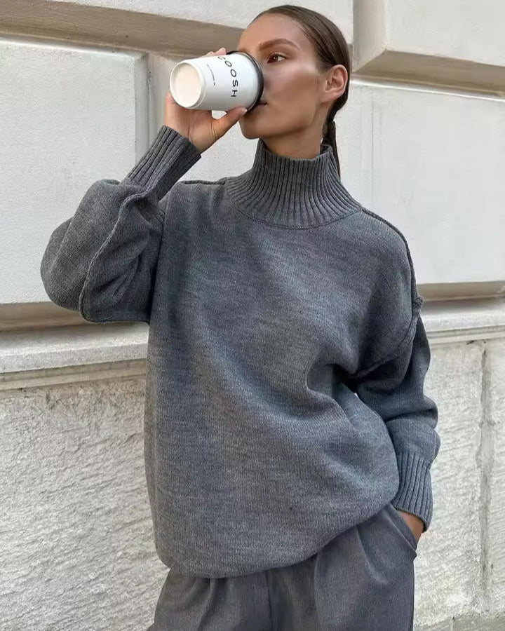 Isabella - Knitted Roll Neck Jumper