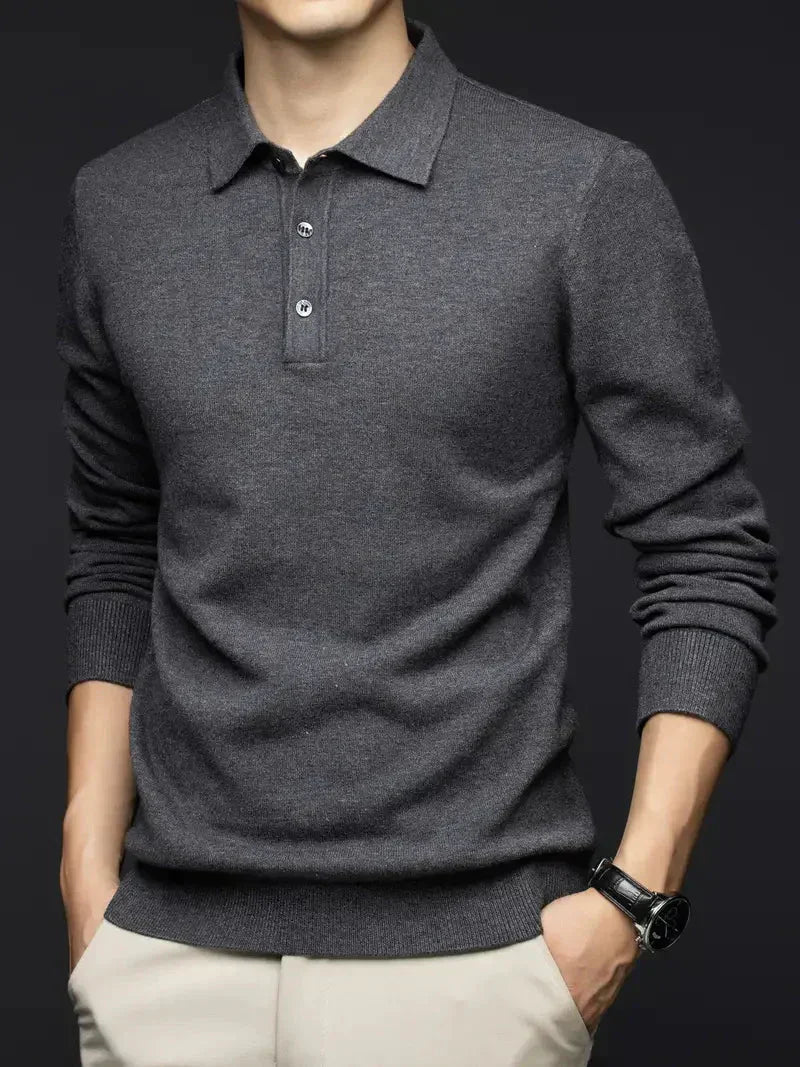 Brit & Boho™️ | Harvey Wool Blend Knit Sweater