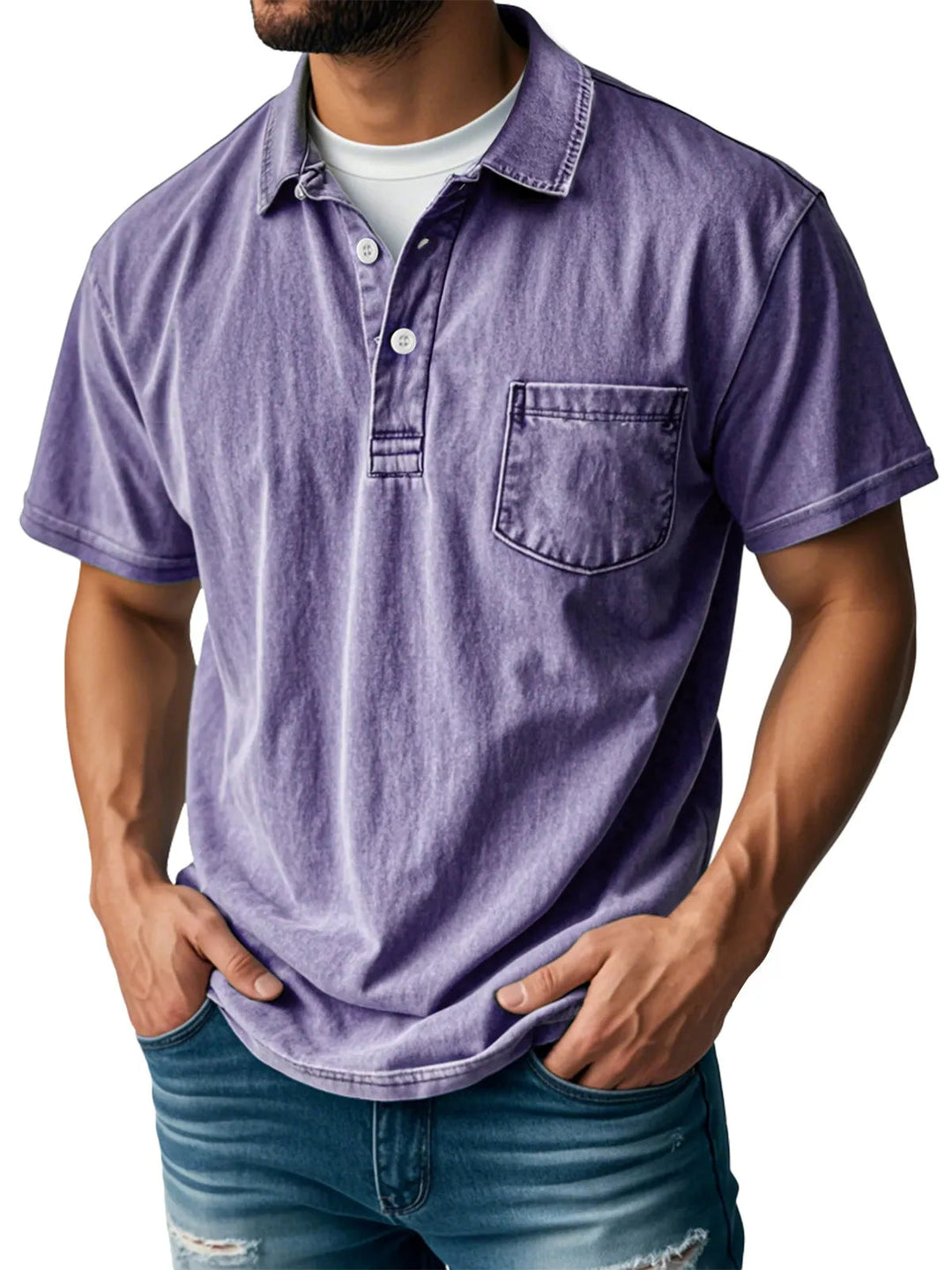 Sebastien™ - Men's Casual Vintage Polo Shirt
