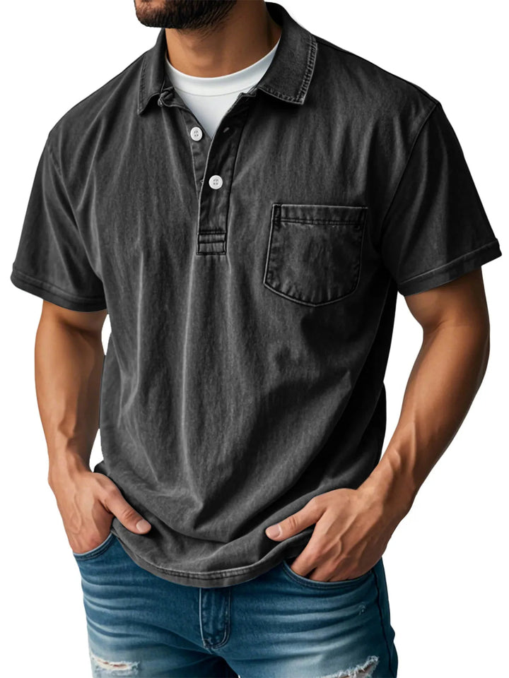 Sebastien™ - Men's Casual Vintage Polo Shirt