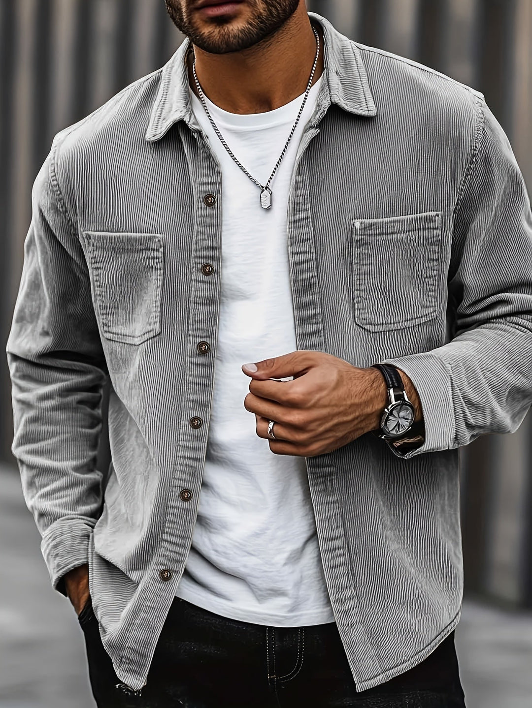 Johan™ - Men’s Corduroy Shirt Jacket