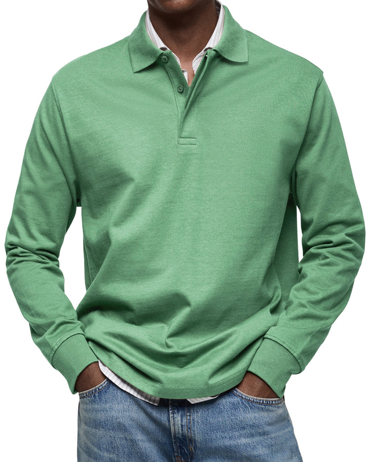 Alex™ - Long Sleeve Casual Polo