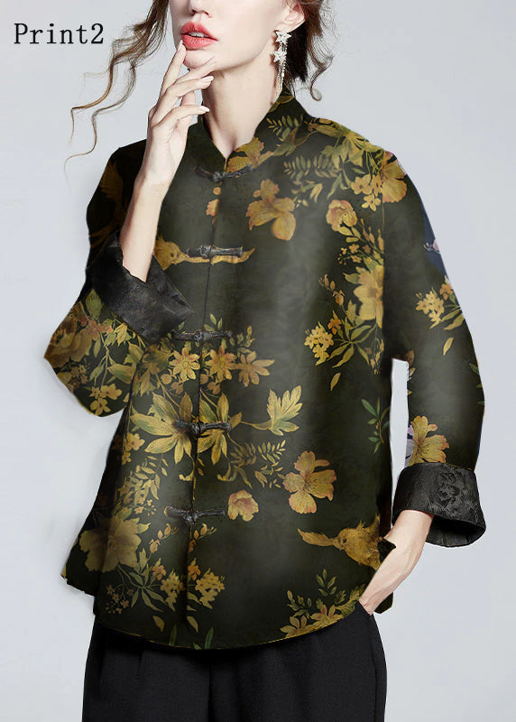 Mei™ - Chinese-Style Stand Collar Coat