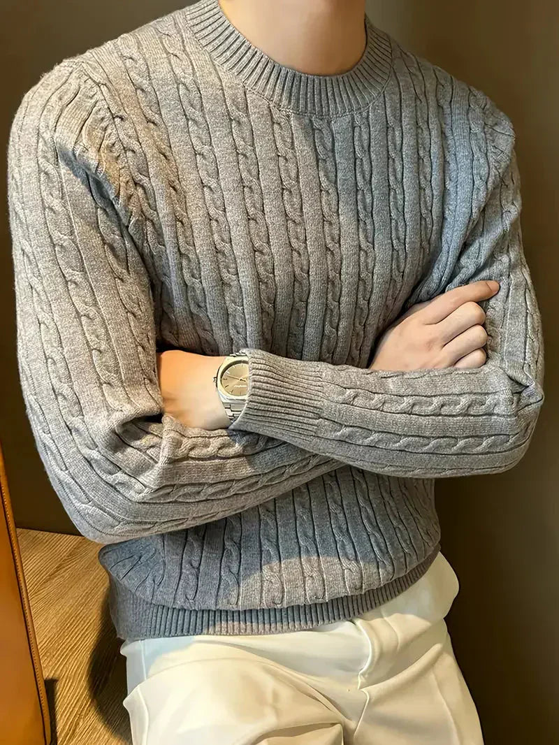 Brit & Boho™️ | Cable Knit Sweater