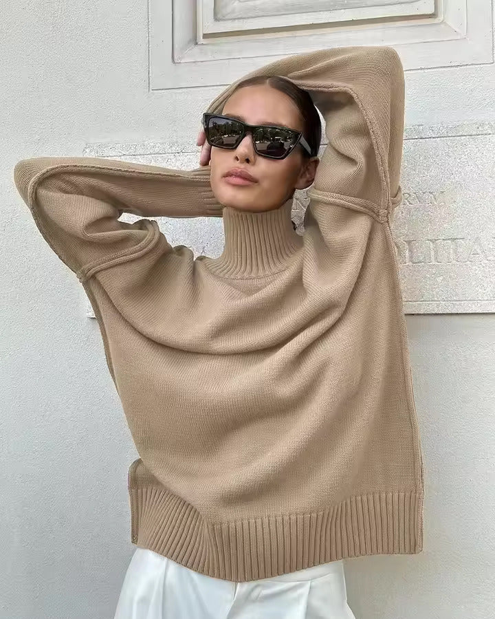 Isabella - Knitted Roll Neck Jumper