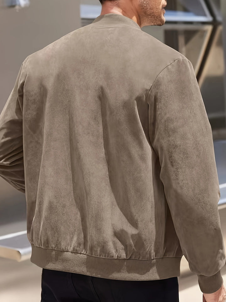 Dex™ - Classic Suede Zipper Jacket