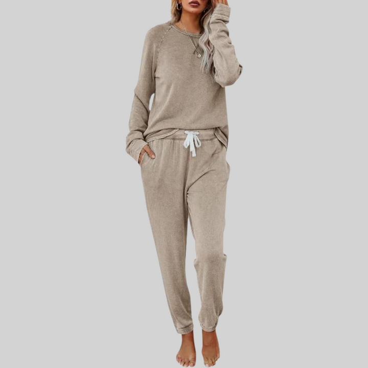 Josie™ - Casual Long Sleeve & Sweatpants Set