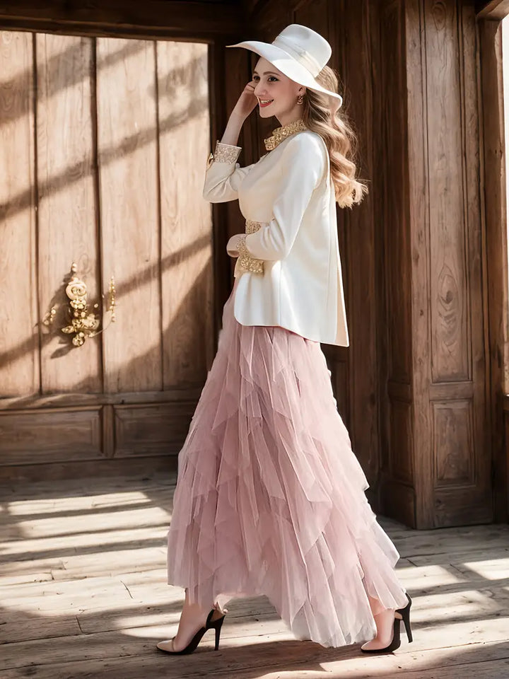 Cecil™ - Stylish Mesh Layered Tutu Skirt