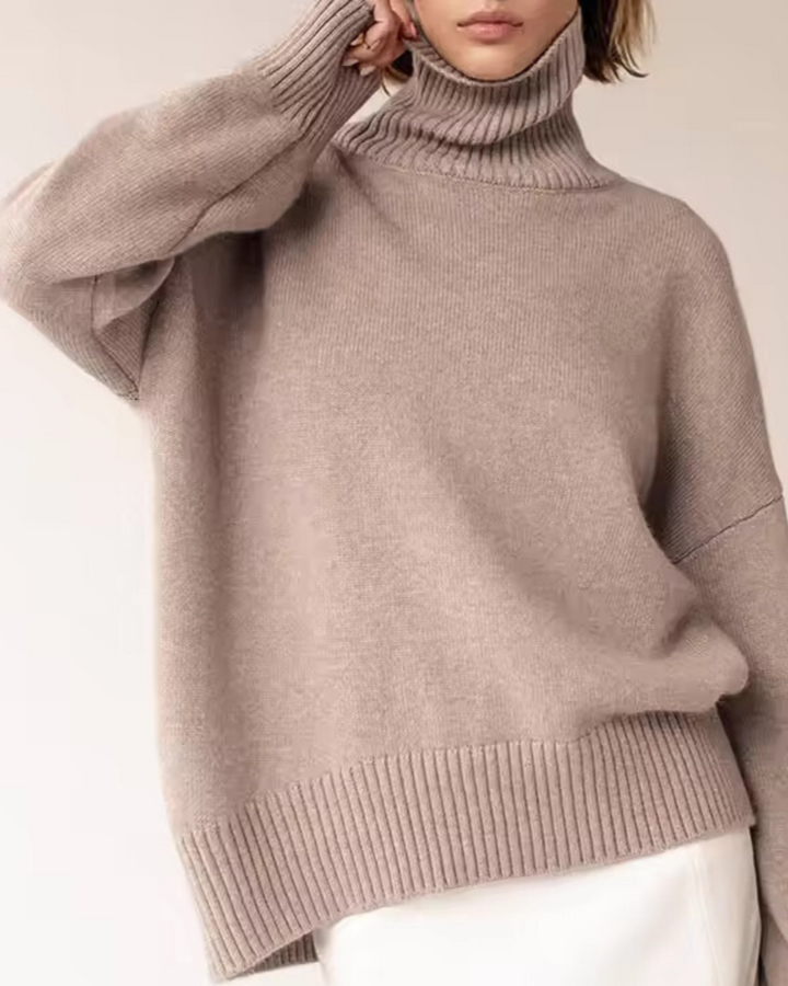 Lesley - Oversized Roll Neck Jumper