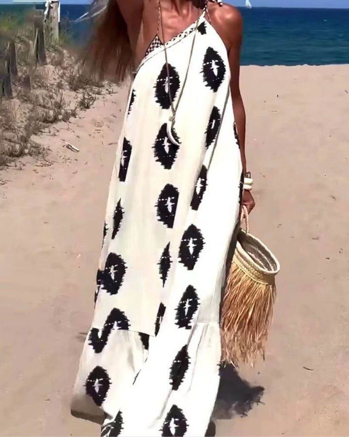 Sunshine™ - One Shoulder Loose Maxi Dress