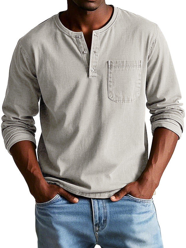 Ellis™ - Vintage Henley Shirt