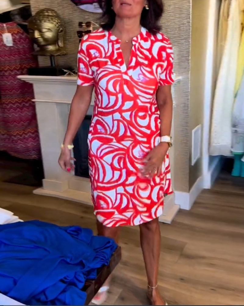 Nerea™ - Elegant Printed Dress