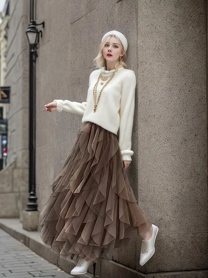 Cecil™ - Stylish Mesh Layered Tutu Skirt