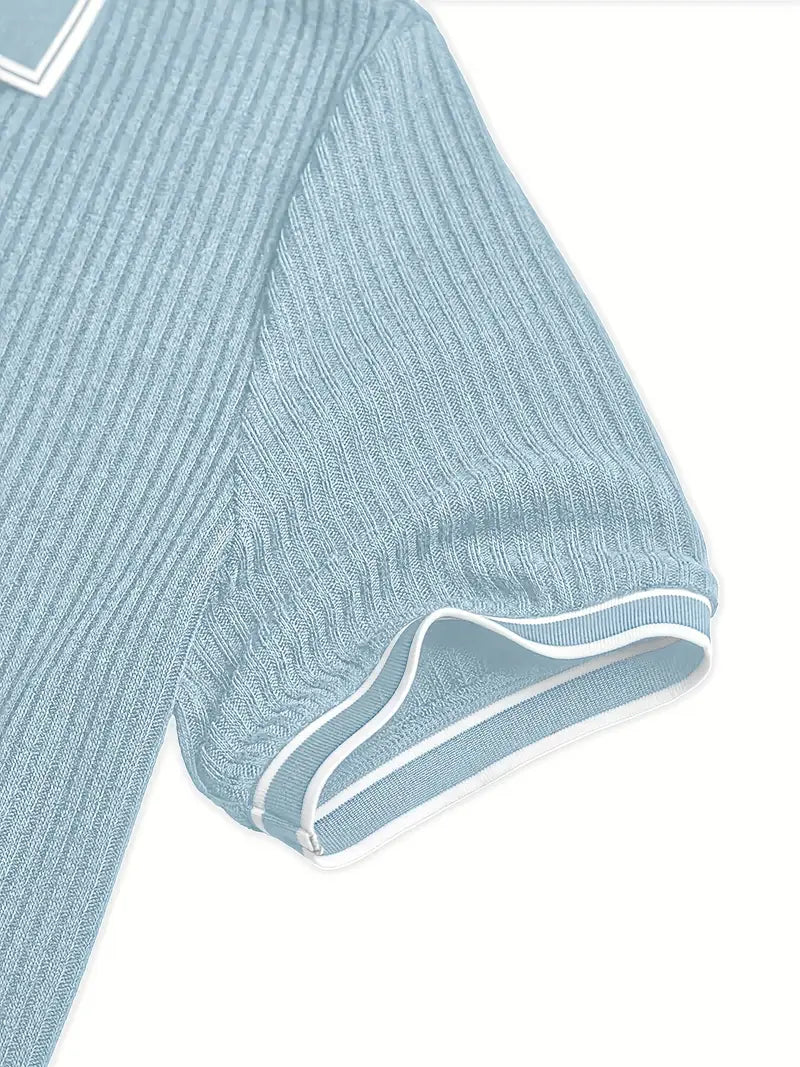 Emilio™ - Men's Custom Ribbed Polo