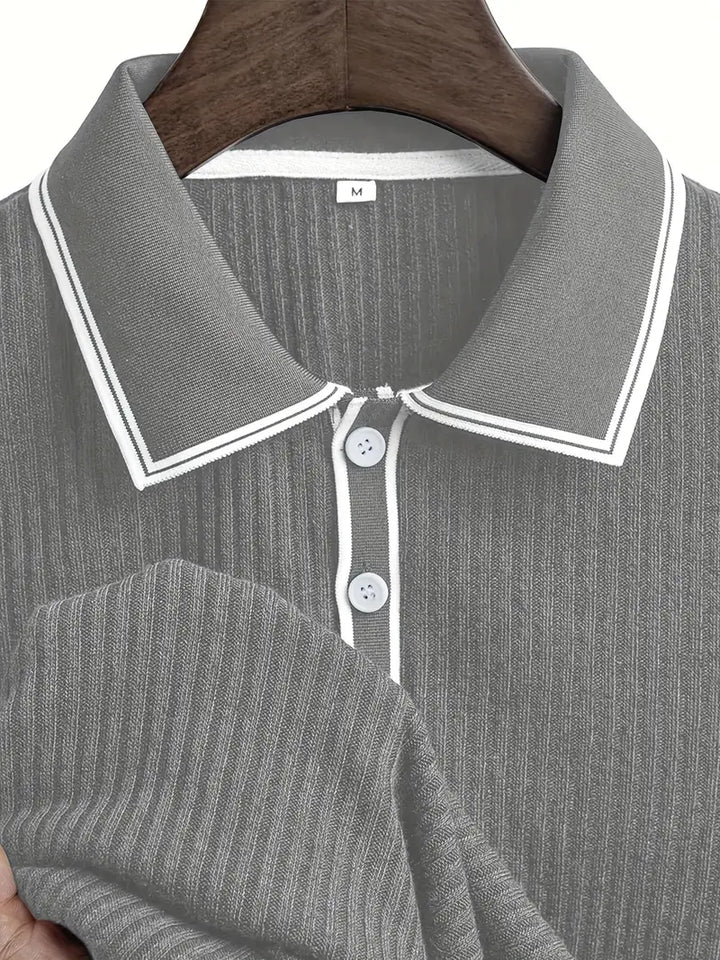 Emilio™ - Men's Custom Ribbed Polo
