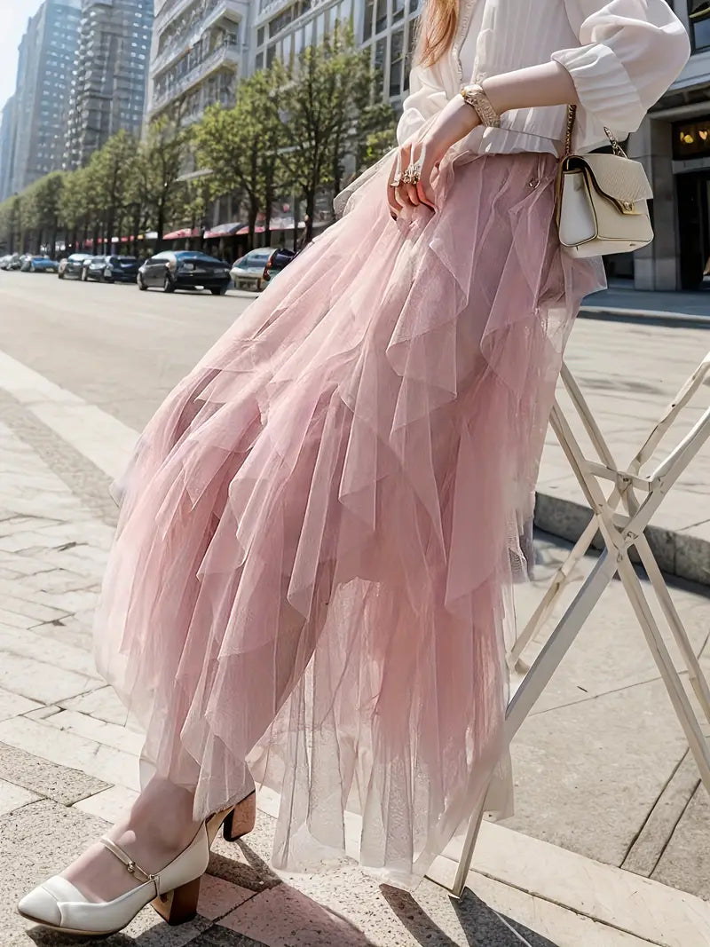 Cecil™ - Stylish Mesh Layered Tutu Skirt