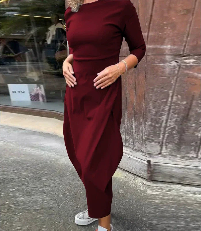 Elsbeth™ - Elegant Women's Dress with Pocket