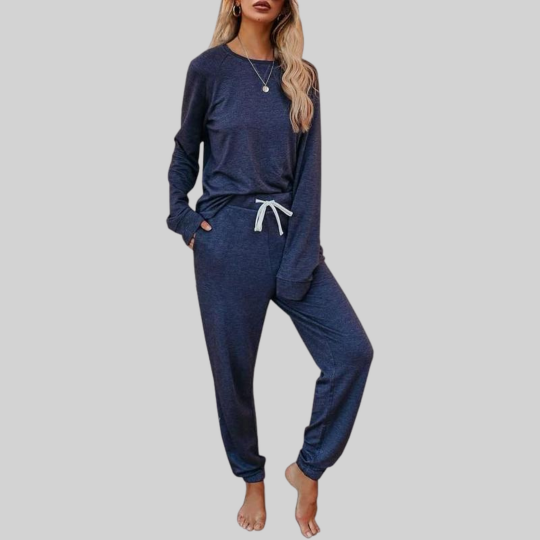 Josie™ - Casual Long Sleeve & Sweatpants Set