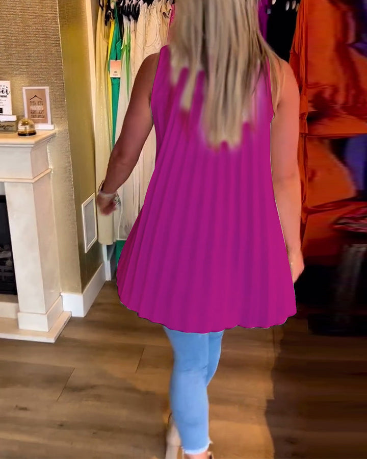 Alana™ - Timeless Ruffled Sleeveless Top