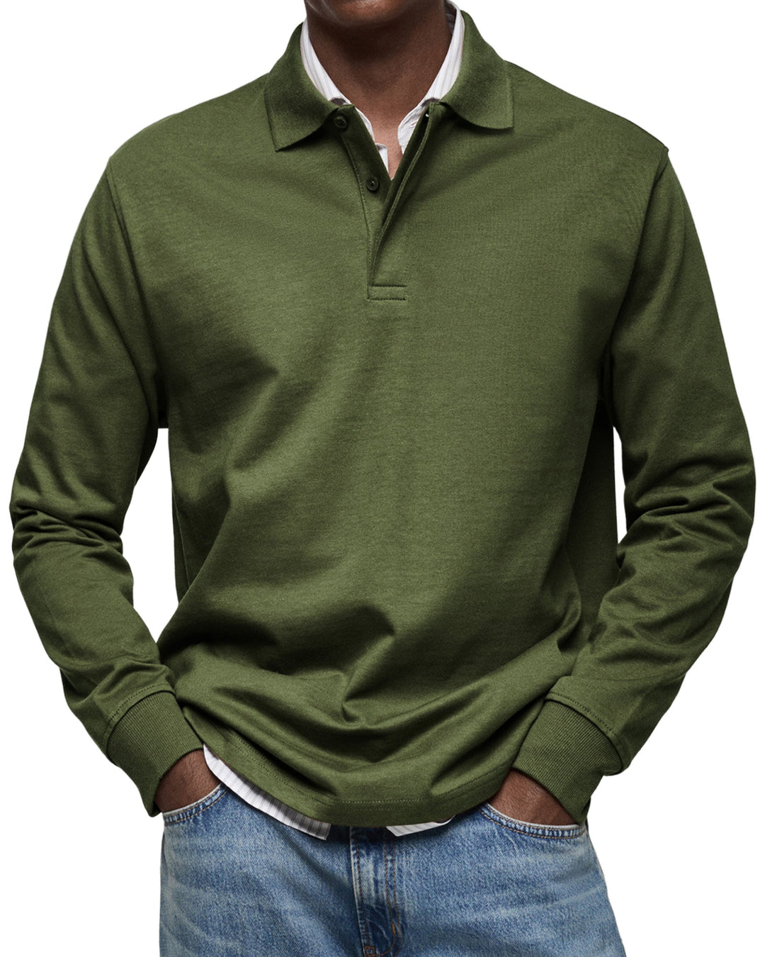 Alex™ - Long Sleeve Casual Polo