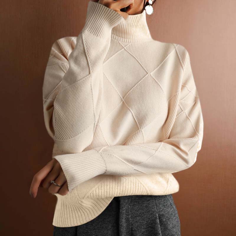 Charlotte – Stylish High-Neck Jumper