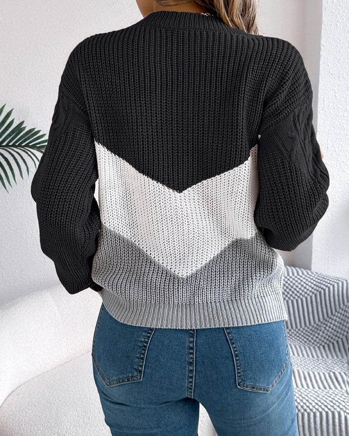 Chloe - The Chevron Knit Jumper