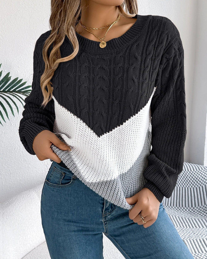Chloe - The Chevron Knit Jumper