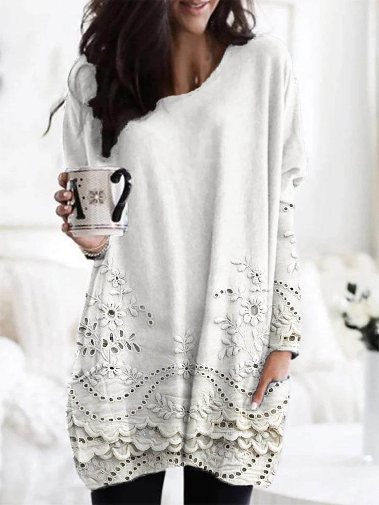Clarissa™ - Printed Cozy Sweater