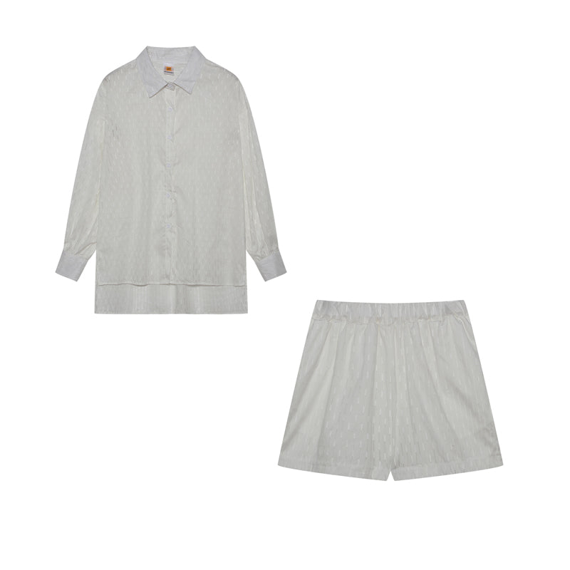 Elizabeth - Breezy Shirt And Shorts Set