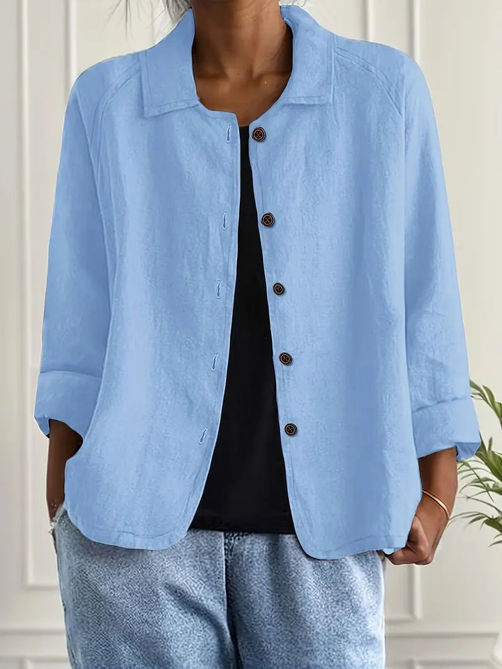 Marilla™ – Classic Light Shirt Cardigan