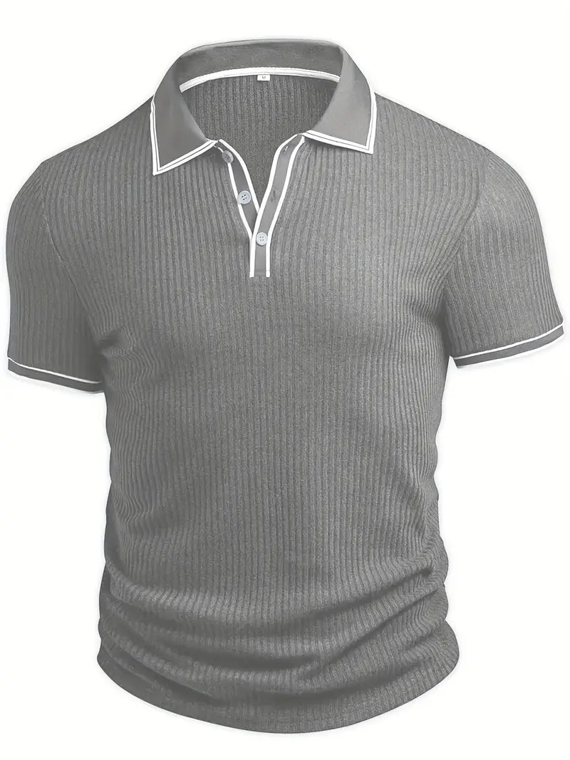 Emilio™ - Men's Custom Ribbed Polo