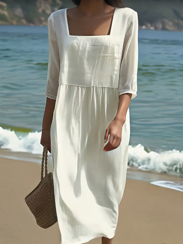 Lunelle™ – Casual Linen Dress