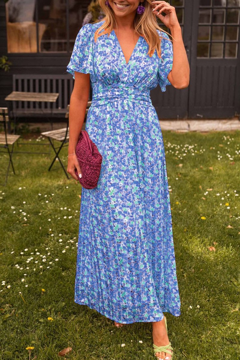 Pauline – Long dress with floral print