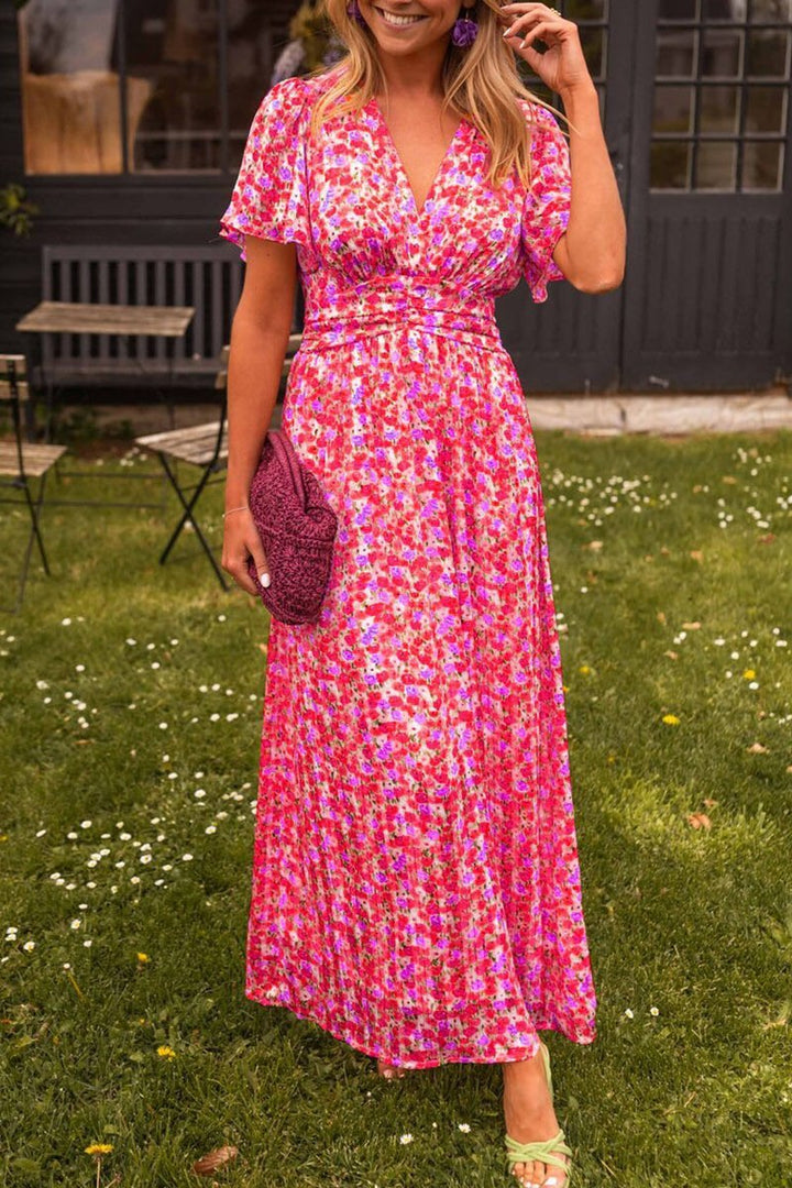 Pauline – Long dress with floral print
