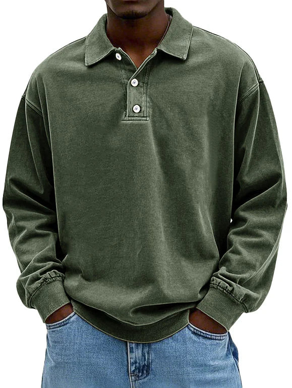 William™ - Vintage Long-Sleeve Polo