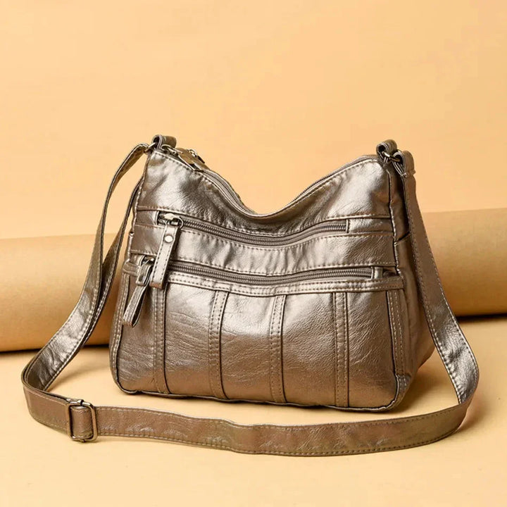 Nina Soft Leather Crossbody Bag
